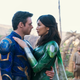 Richard Madden and Gemma Chan in Eternals